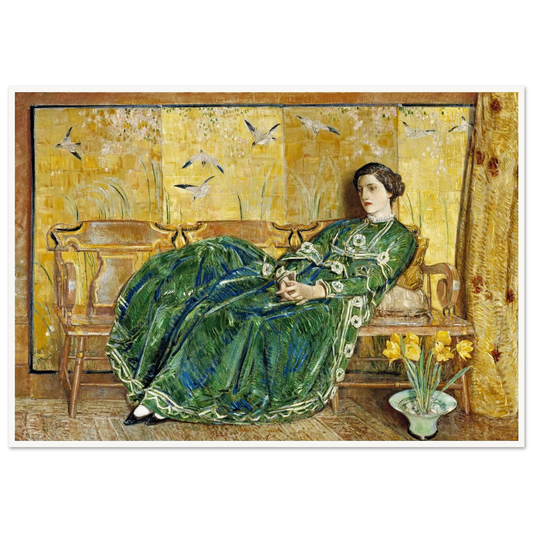 April, (The Green Gown) Art Print | Childe Hassam-Quipham Collections