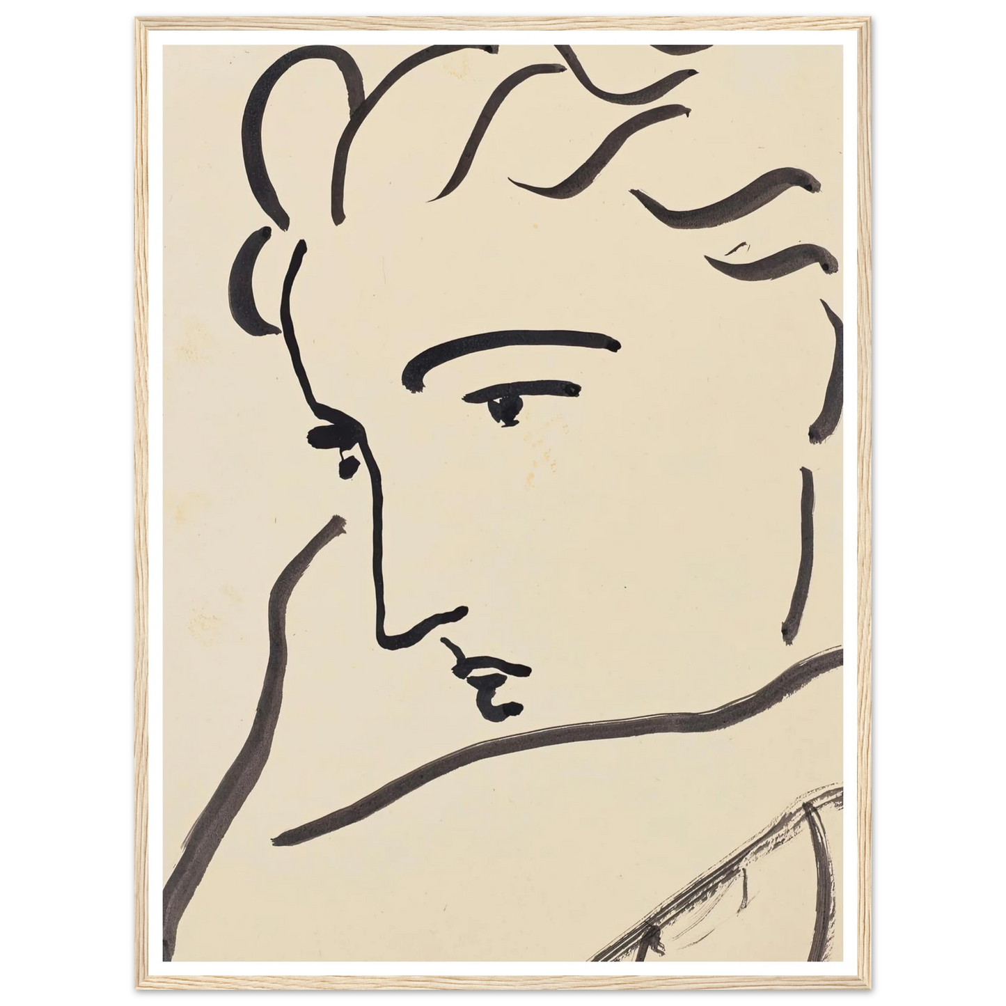 Profil de femme (1946) Art Print | Henri Matisse-Quipham Collections