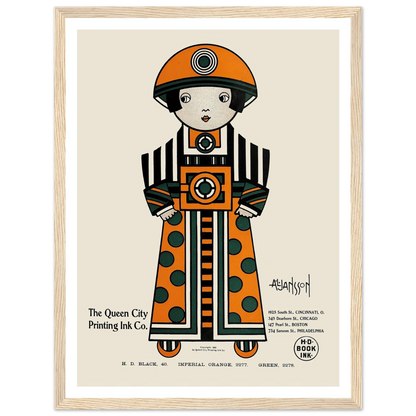 Queen City Ink, Ad. 02 (1890-1913) Art Print | Augustus Jansson-Quipham Collections