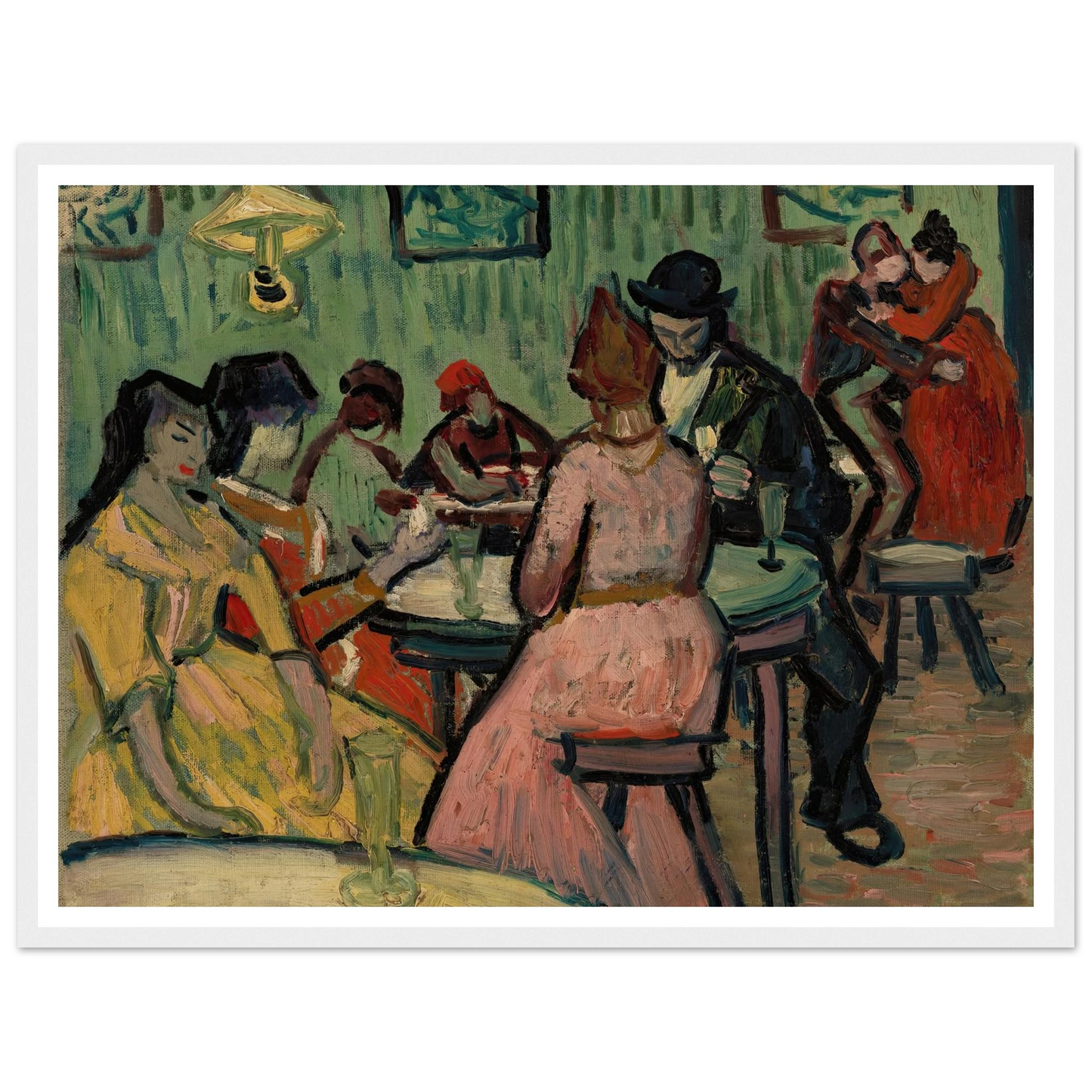 The Brothel (Le Lupanar) (1888) Art Print | Vincent van Gogh-Quipham Collections