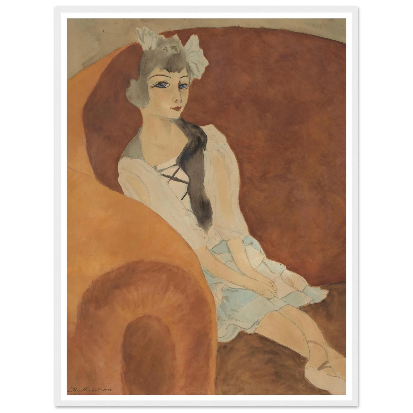Pop in zetel (1933) Art Print | Leon Spilliaert-Quipham Collections