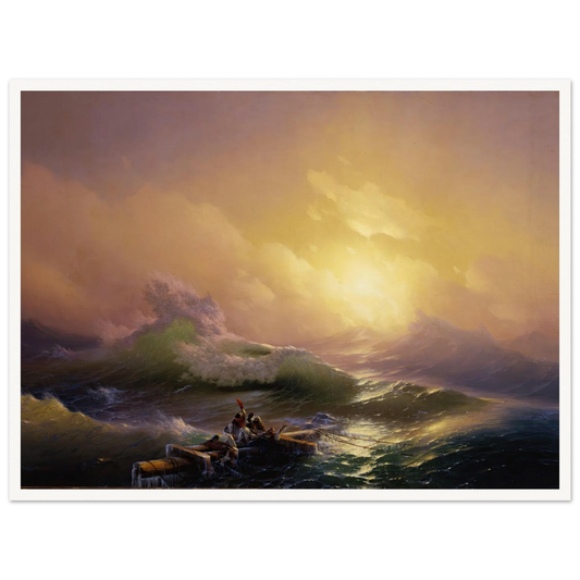 The Ninth Wave (1850) Art Print | Ivan Konstantinovich Aivazovsky-Quipham Collections