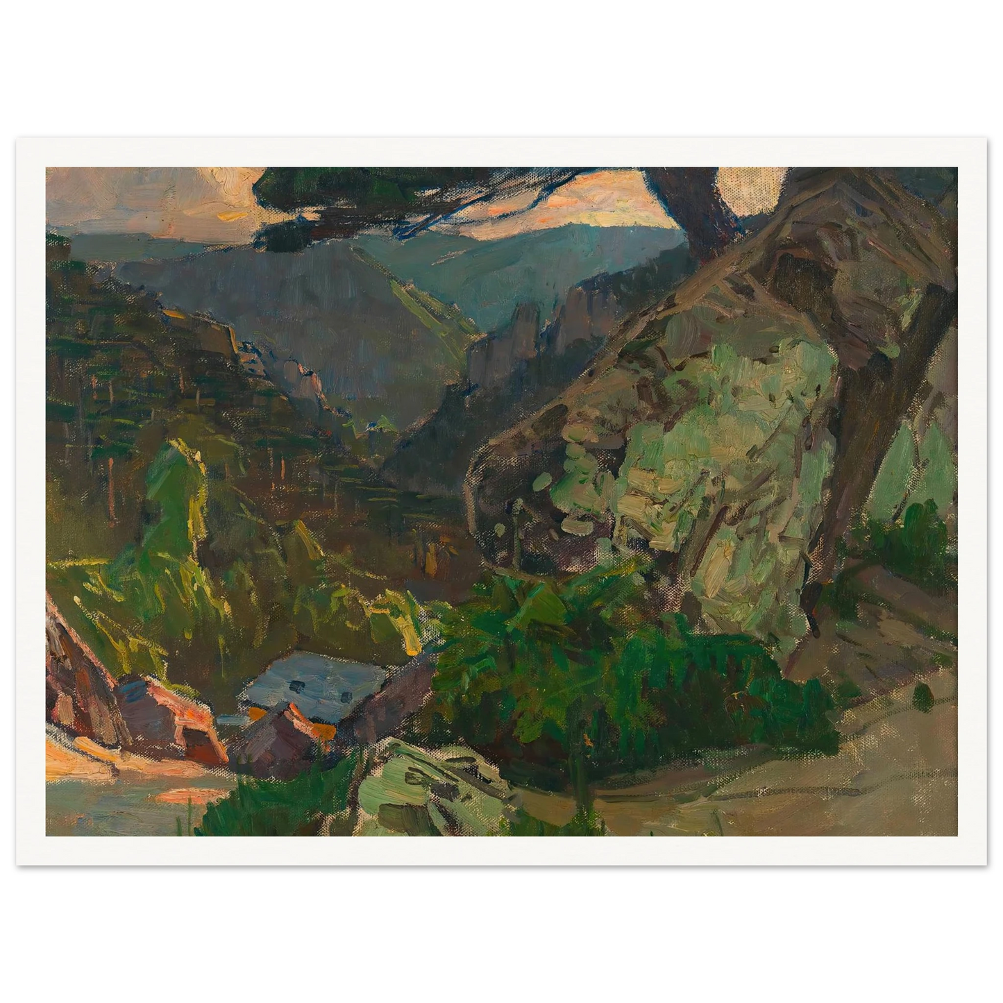 Blick in die Klausen bei Mödling (1942) Art Print | Carl Moll-Quipham Collections