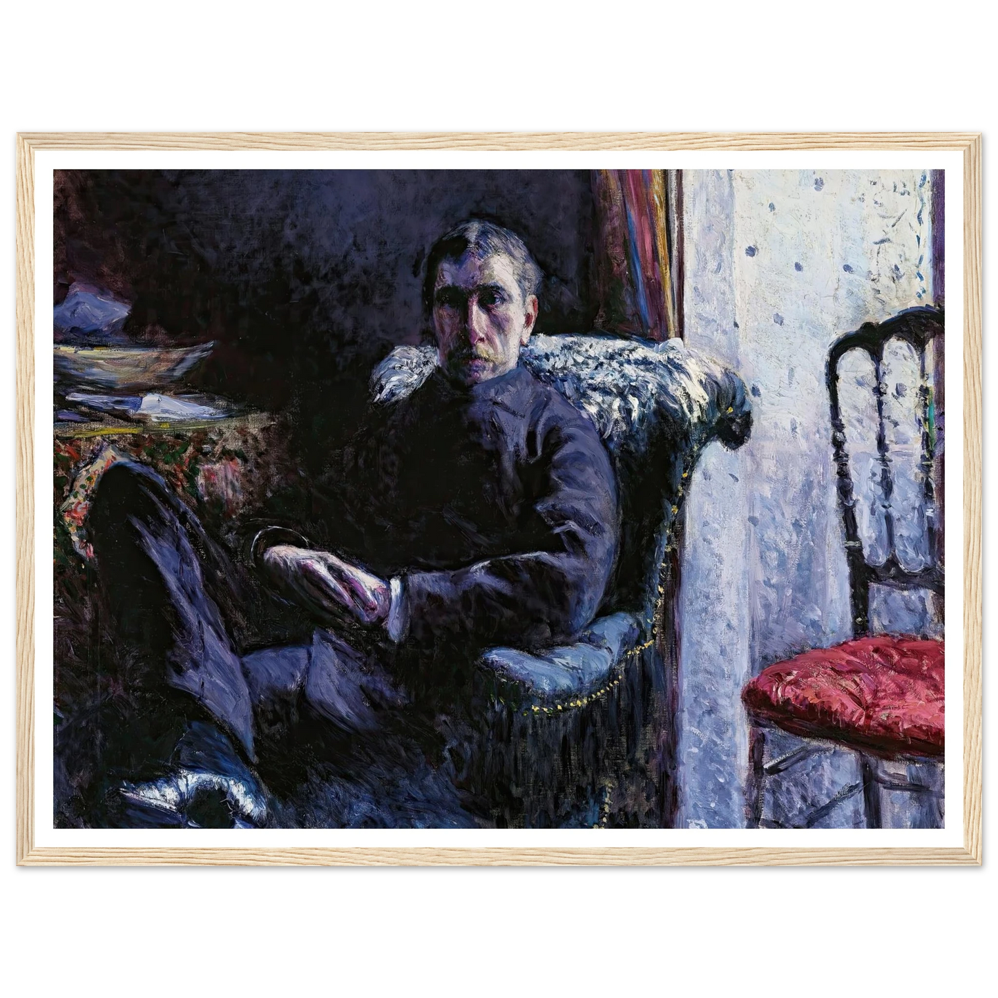 Portrait de Georges Roman (1879) Art Print | Gustave Caillebotte-Quipham Collections