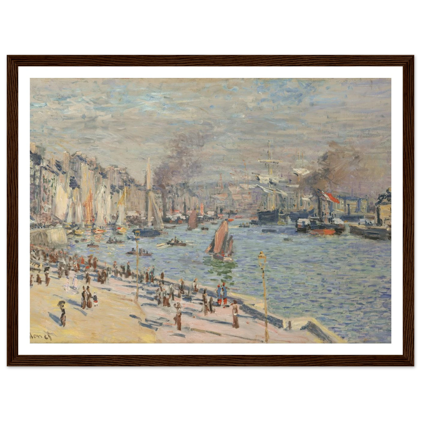 Port of Le Havre (1874) Art Print | Claude Monet-Quipham Collections