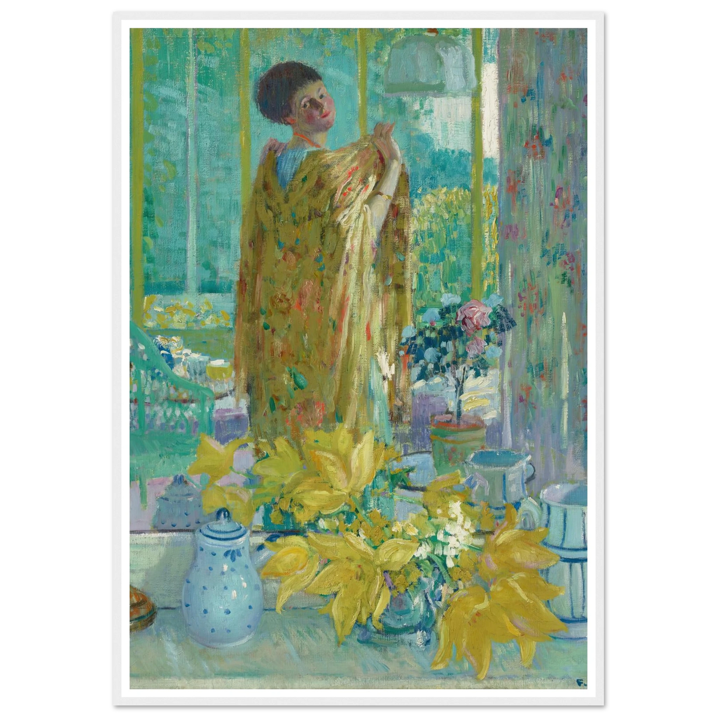 Yellow Tulips (circa 1911-1912) Art Print | Frederick Carl Frieseke-Quipham Collections