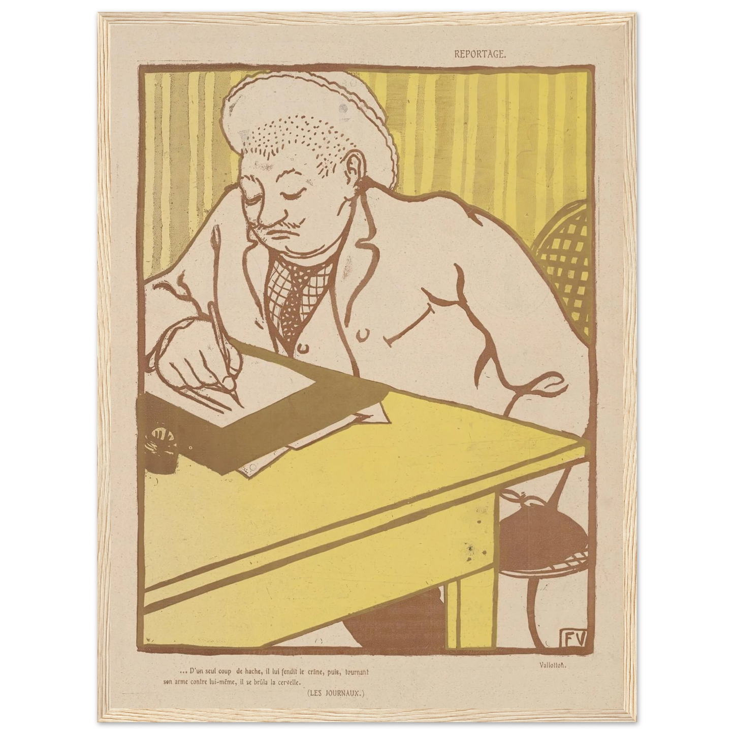 3 octobre 1903 Art Print | Felix Vallotton-Quipham Collections
