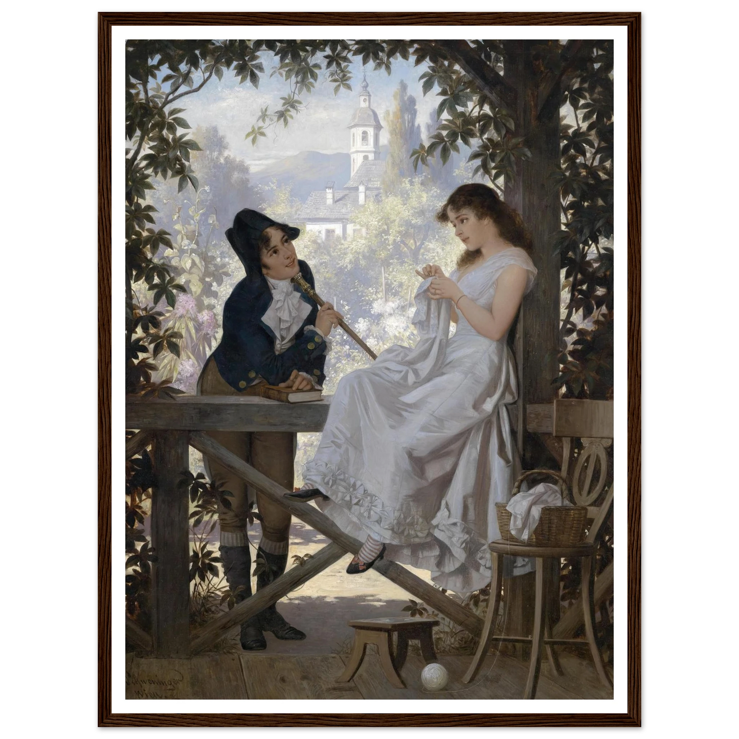 Das Stelldichein Art Print | Carl Schweninger Jr-Quipham Collections