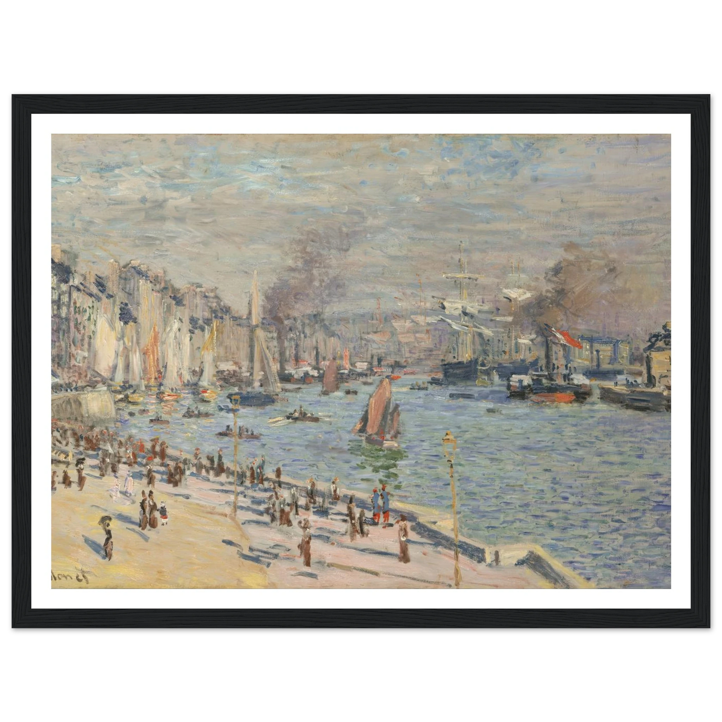 Port of Le Havre (1874) Art Print | Claude Monet-Quipham Collections
