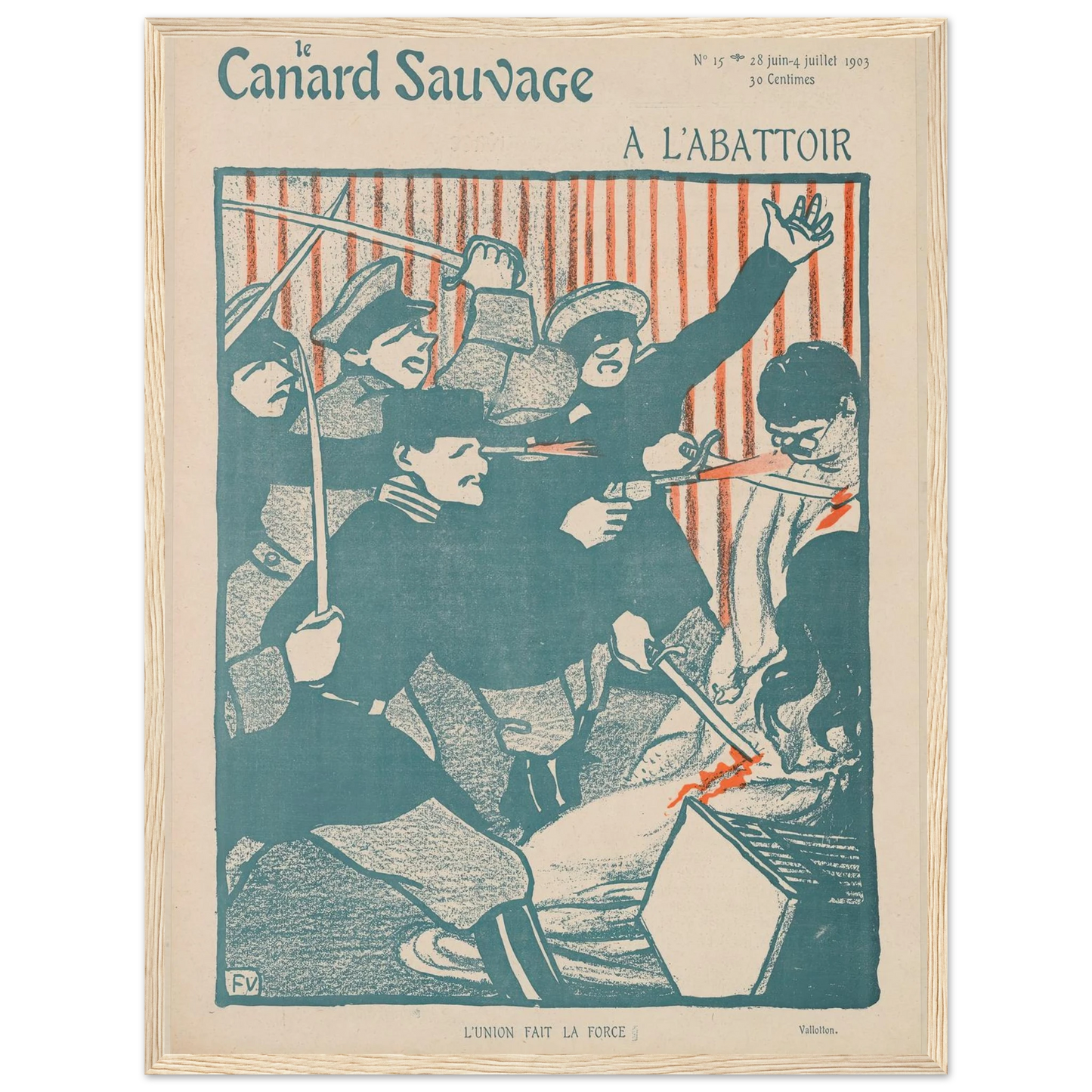 28 juin au 4 juillet 1903 Art Print | Felix Vallotton-Quipham Collections