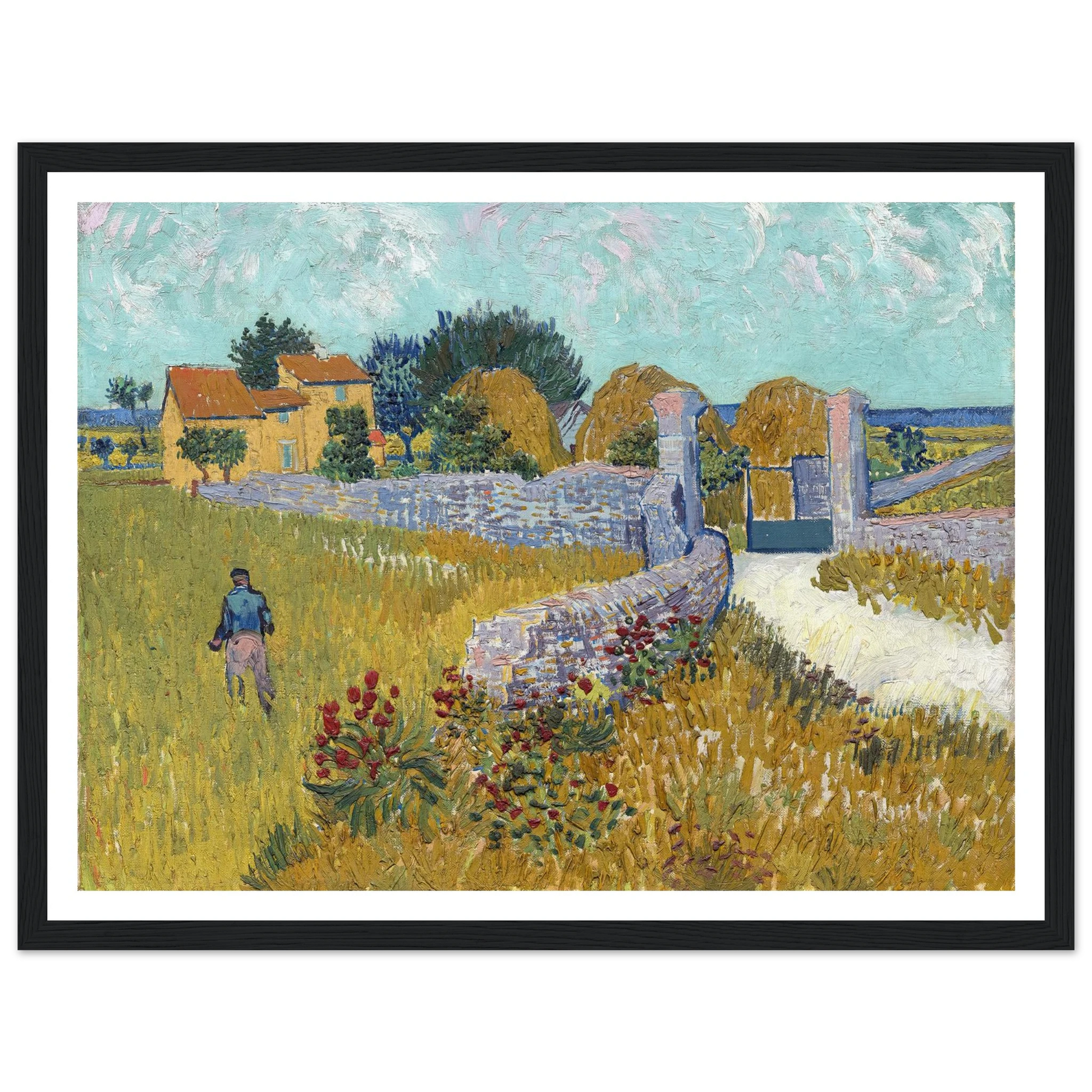 Farmhouse in Provence (1888) Art Print | Vincent van Gogh-Quipham Collections