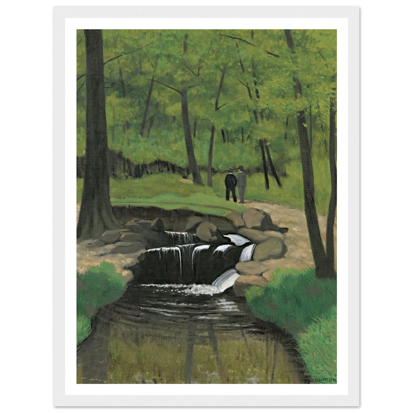 The Woods Of Boulogne (1921) Art Print | Felix Vallotton-Quipham Collections