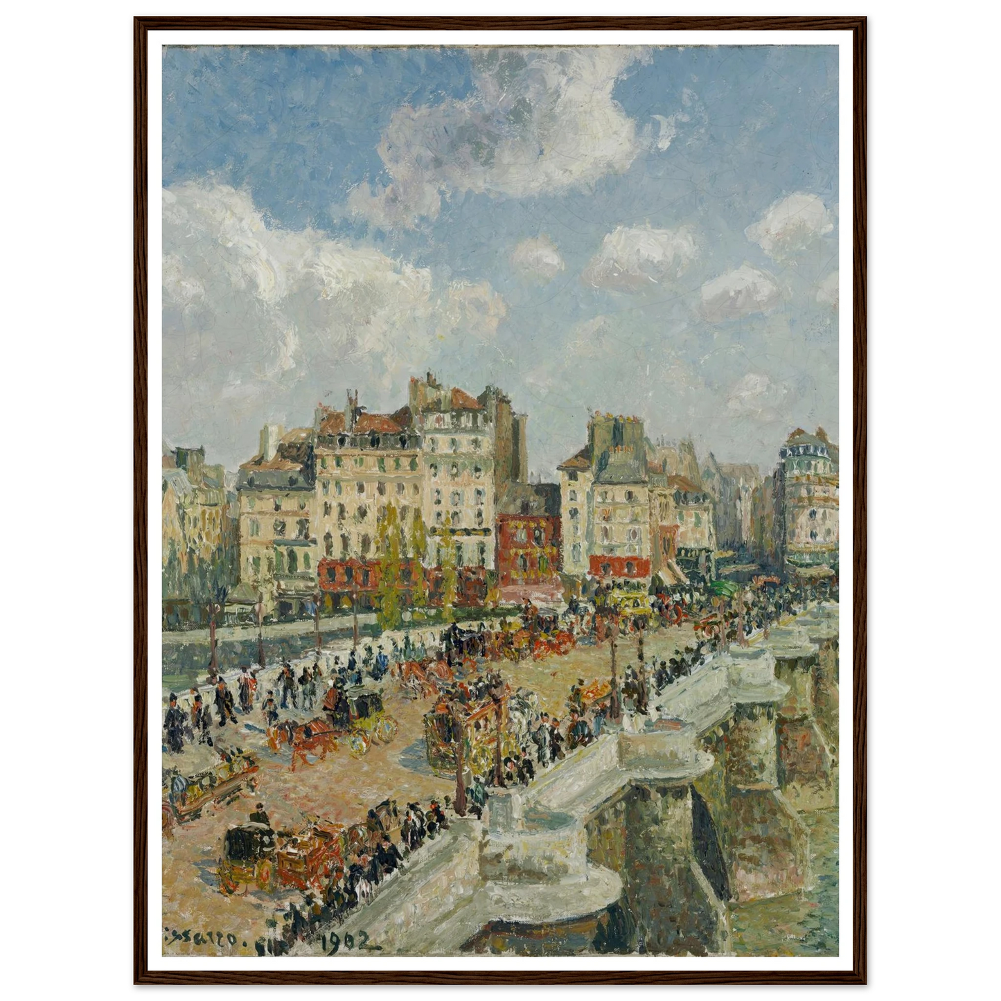 The Pont-Neuf Art Print | Camille Pissarro-Quipham Collections