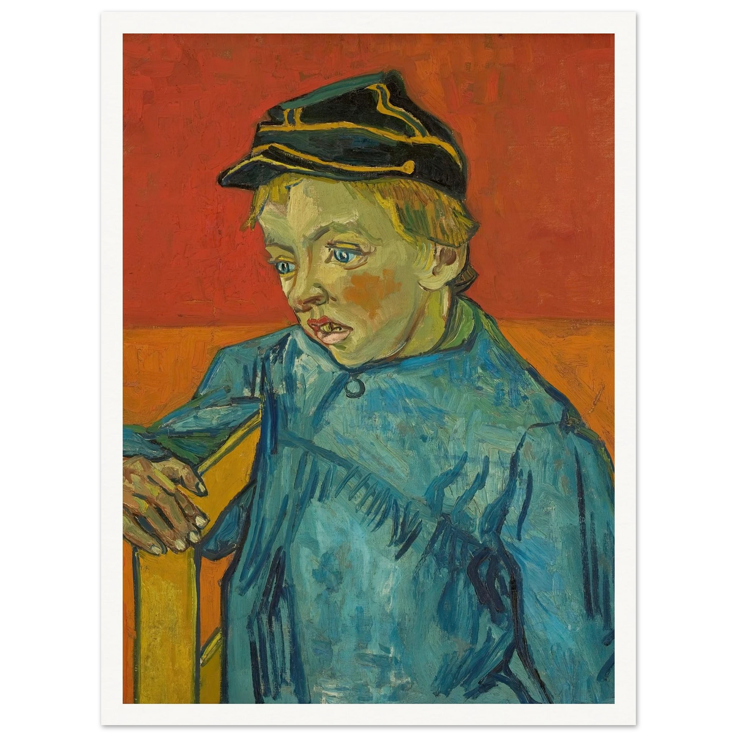 The Schoolboy (Camille Roulin) (1888) Art Print | Vincent van Gogh-Quipham Collections