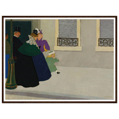 En promenade (circa 1895) Art Print | Felix Vallotton-Quipham Collections