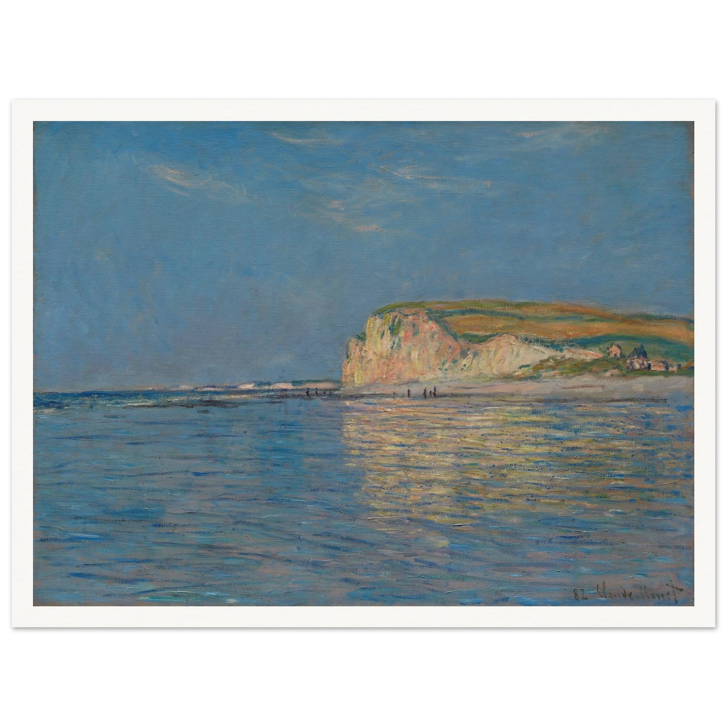 Low Tide at Pourville, near Dieppe, 1882 (1882) Art Print | Claude Monet-Quipham Collections
