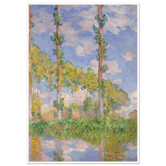 Poplars in the Sun (1891) Art Print | Claude Monet-Quipham Collections