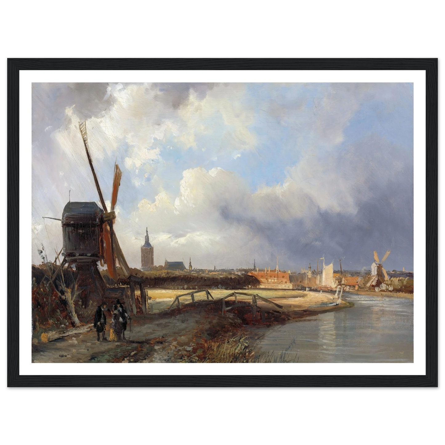 View of The Hague (c. 1850 - c. 1852) Art Print | Cornelis Springer-Quipham Collections