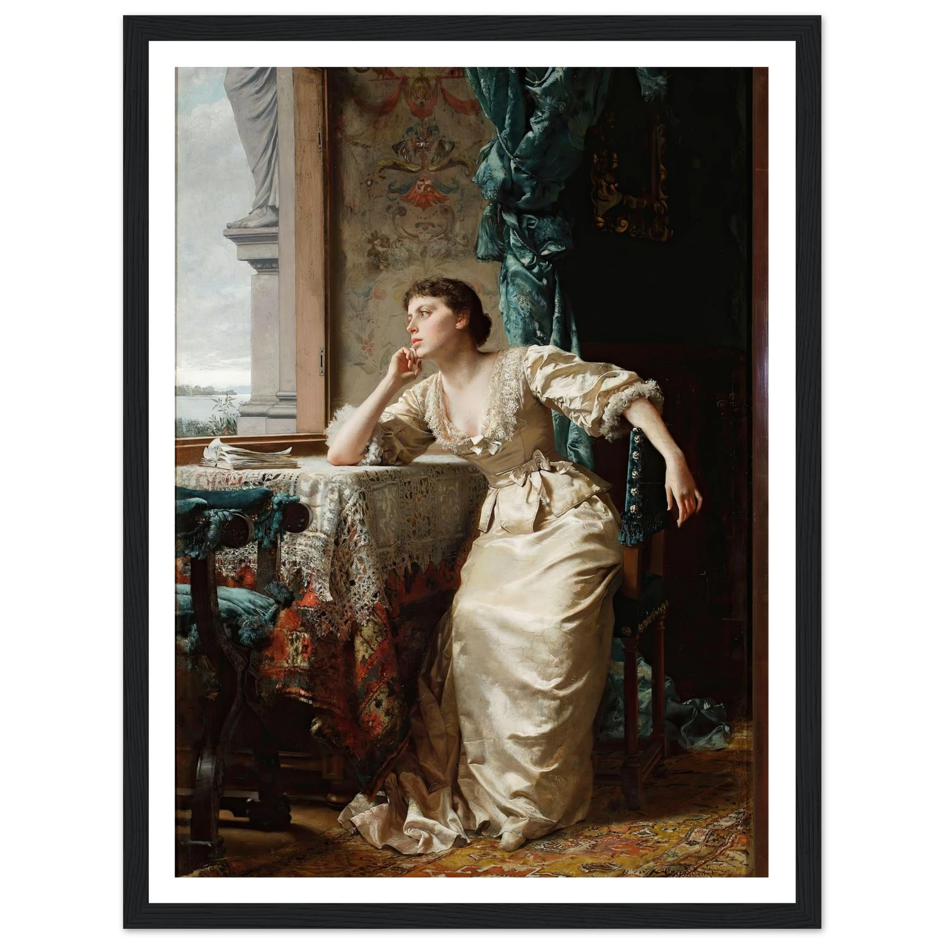 Reverie (1883) Art Print | Wladyslaw Czachorski-Quipham Collections