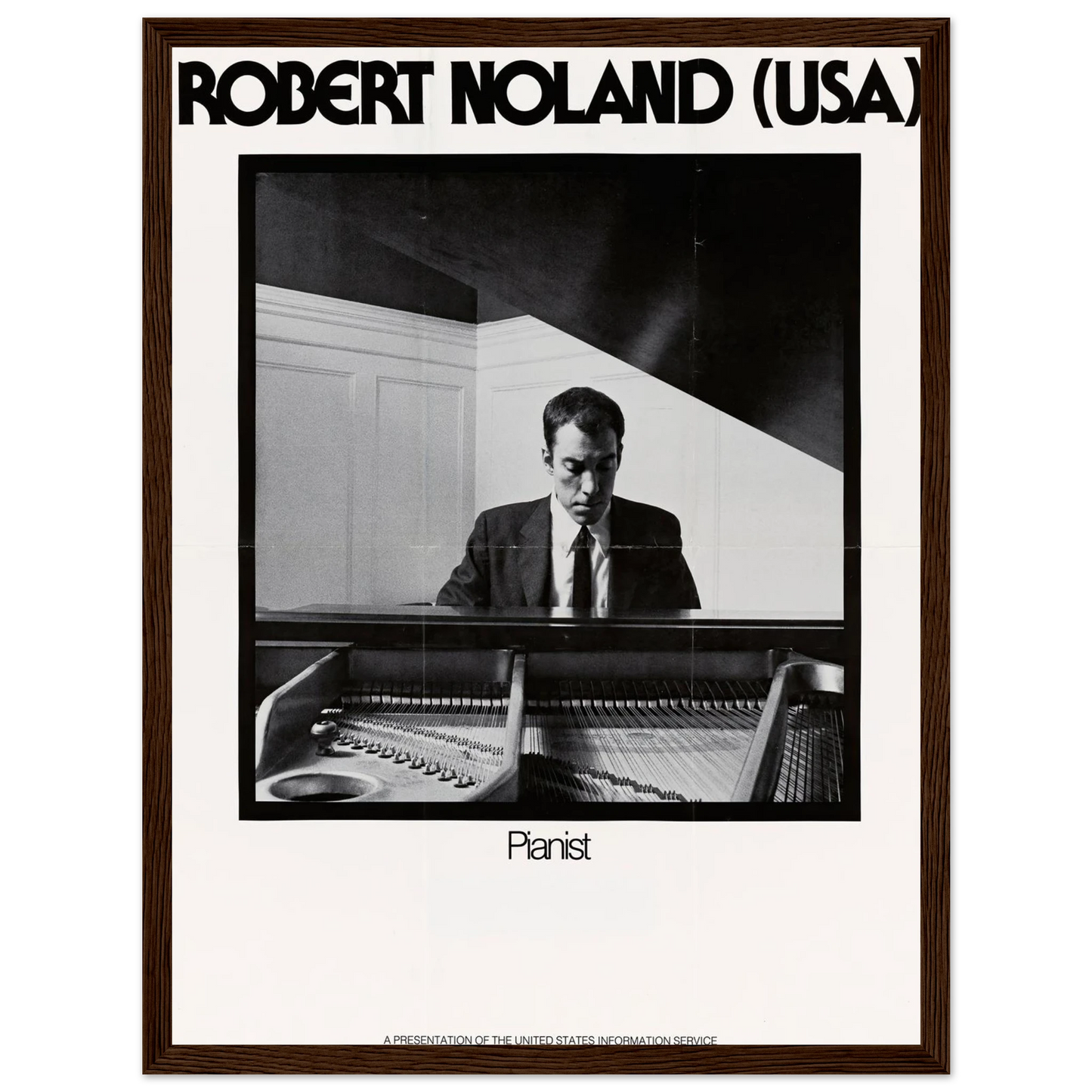 Robert Noland (USA) Pianist Art Print | US Information Agency-Quipham Collections