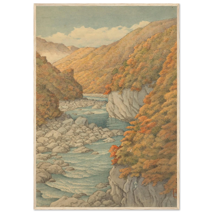 Autumn landscape Art Print | Kawase Hasui-Quipham Collections