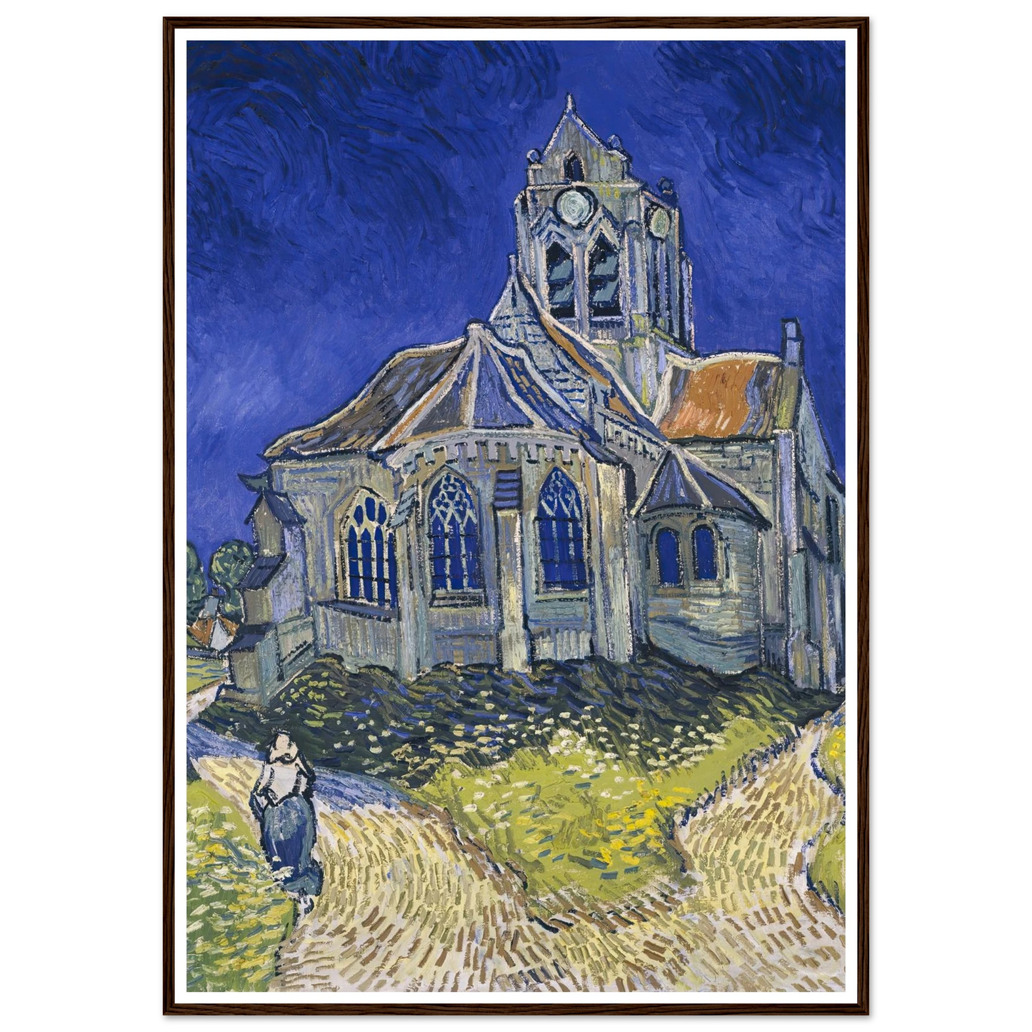 The Church in Auvers-sur-Oise, View from the Chevet (1890) Art Print | Vincent van Gogh-Quipham Collections