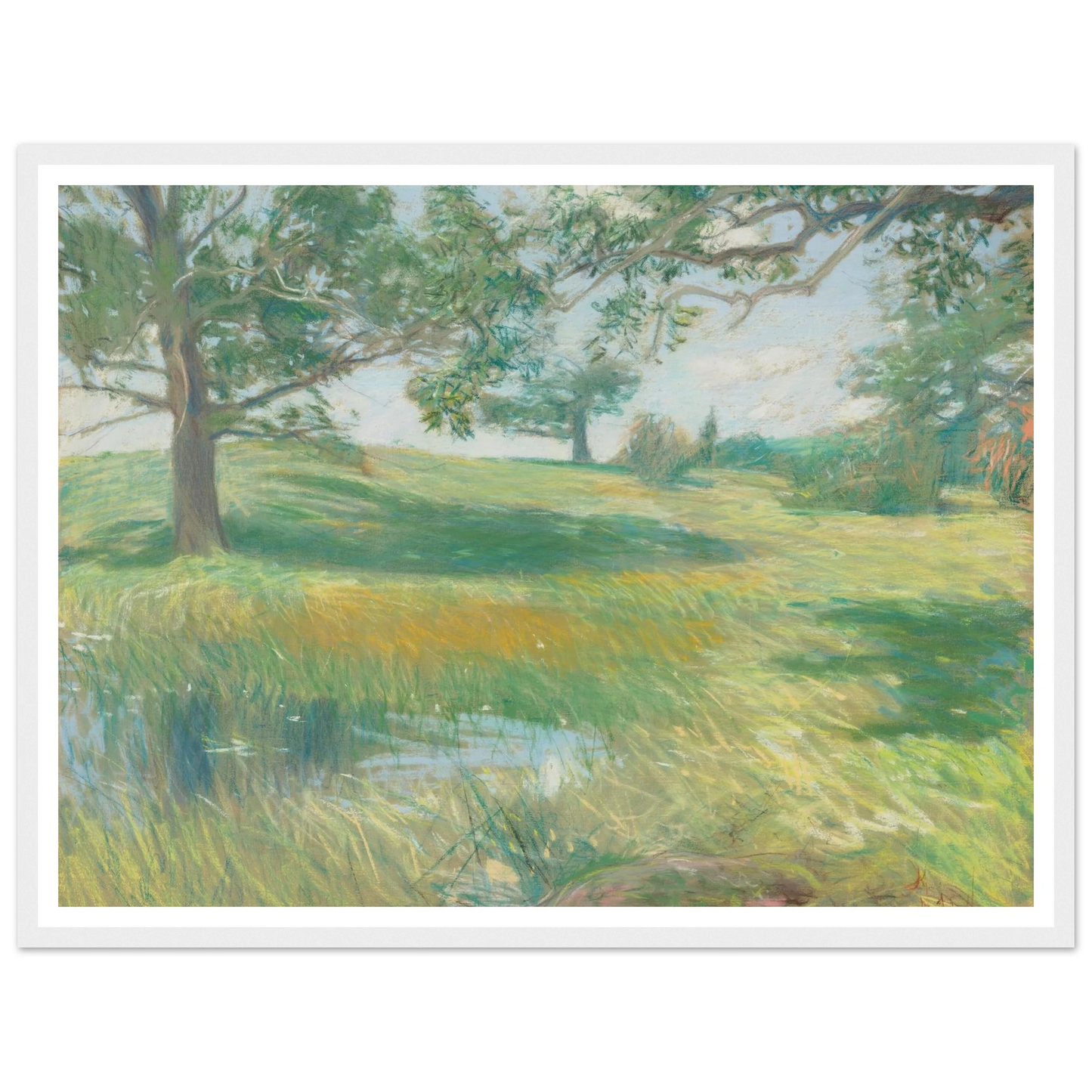 Meadows (circa 1891) Art Print | Childe Hassam-Quipham Collections