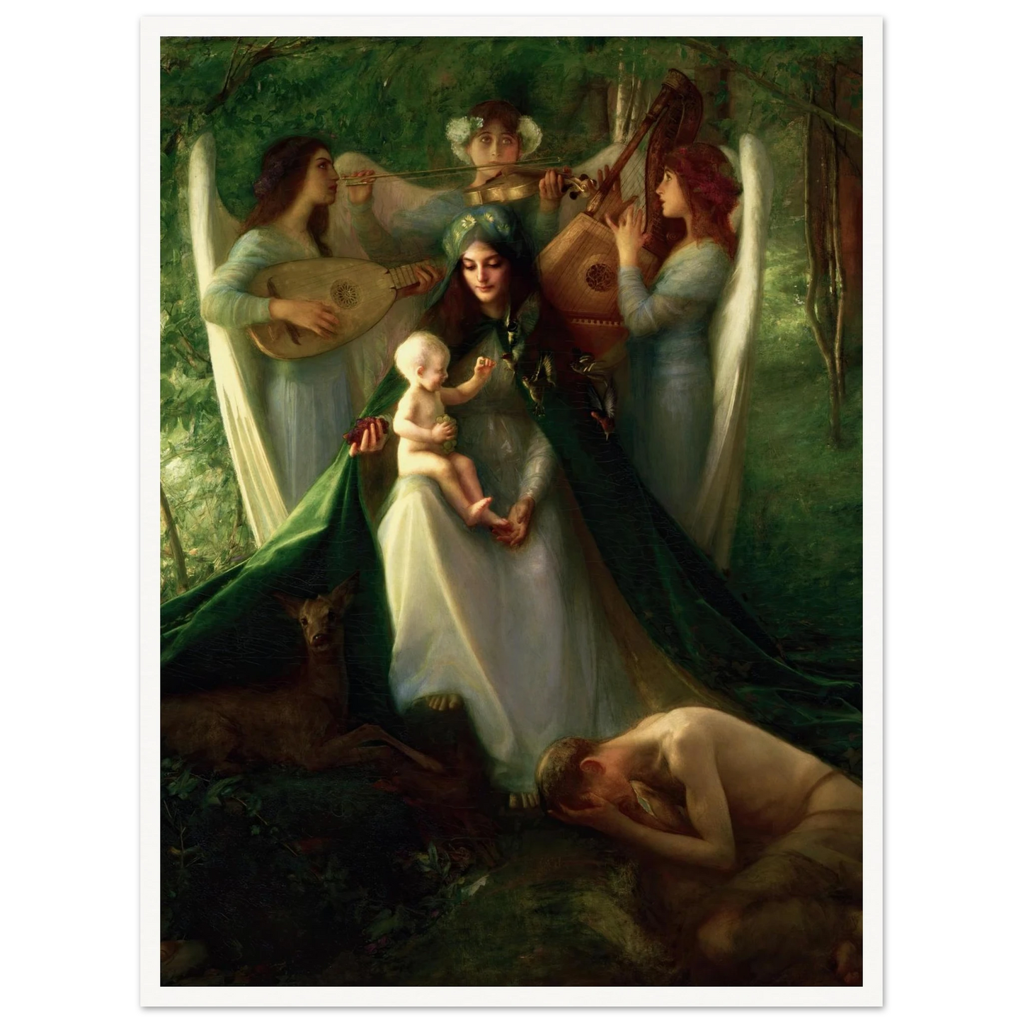 Consolatrix Afflictorium (1899) Art Print | Pascal Adolphe Jean Dagnan Bouveret-Quipham Collections