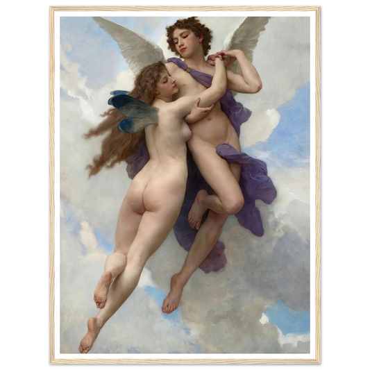 Love And Psyché (1899) Art Print | William Bouguereau-Quipham Collections