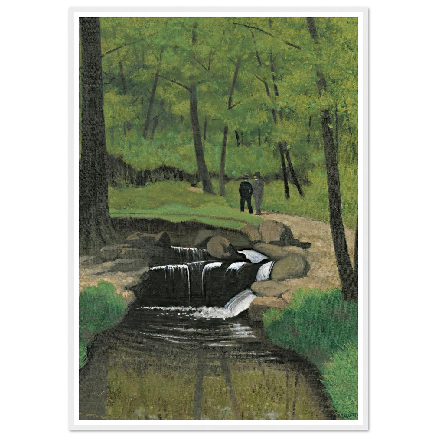 The Woods Of Boulogne (1921) Art Print | Felix Vallotton-Quipham Collections