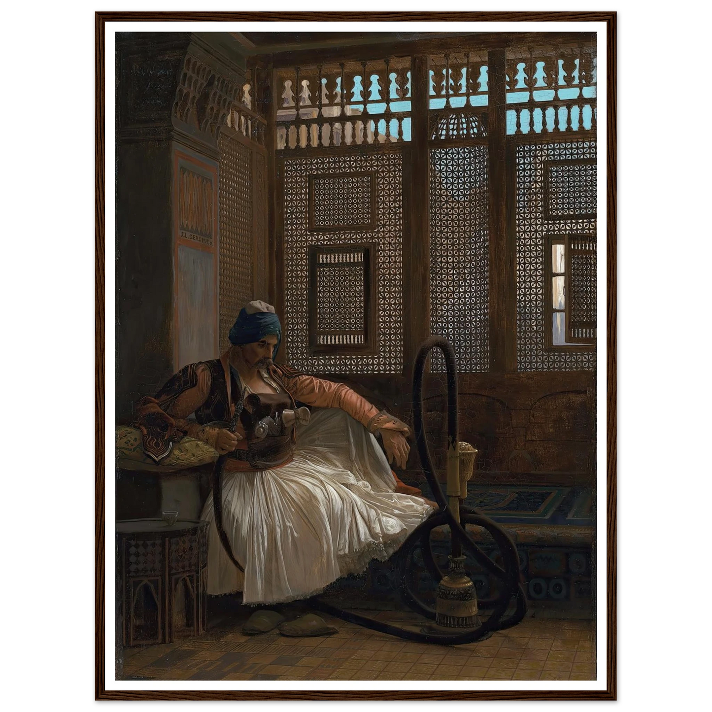 Arnaut fumant Art Print | Jean Leon Gerome-Quipham Collections