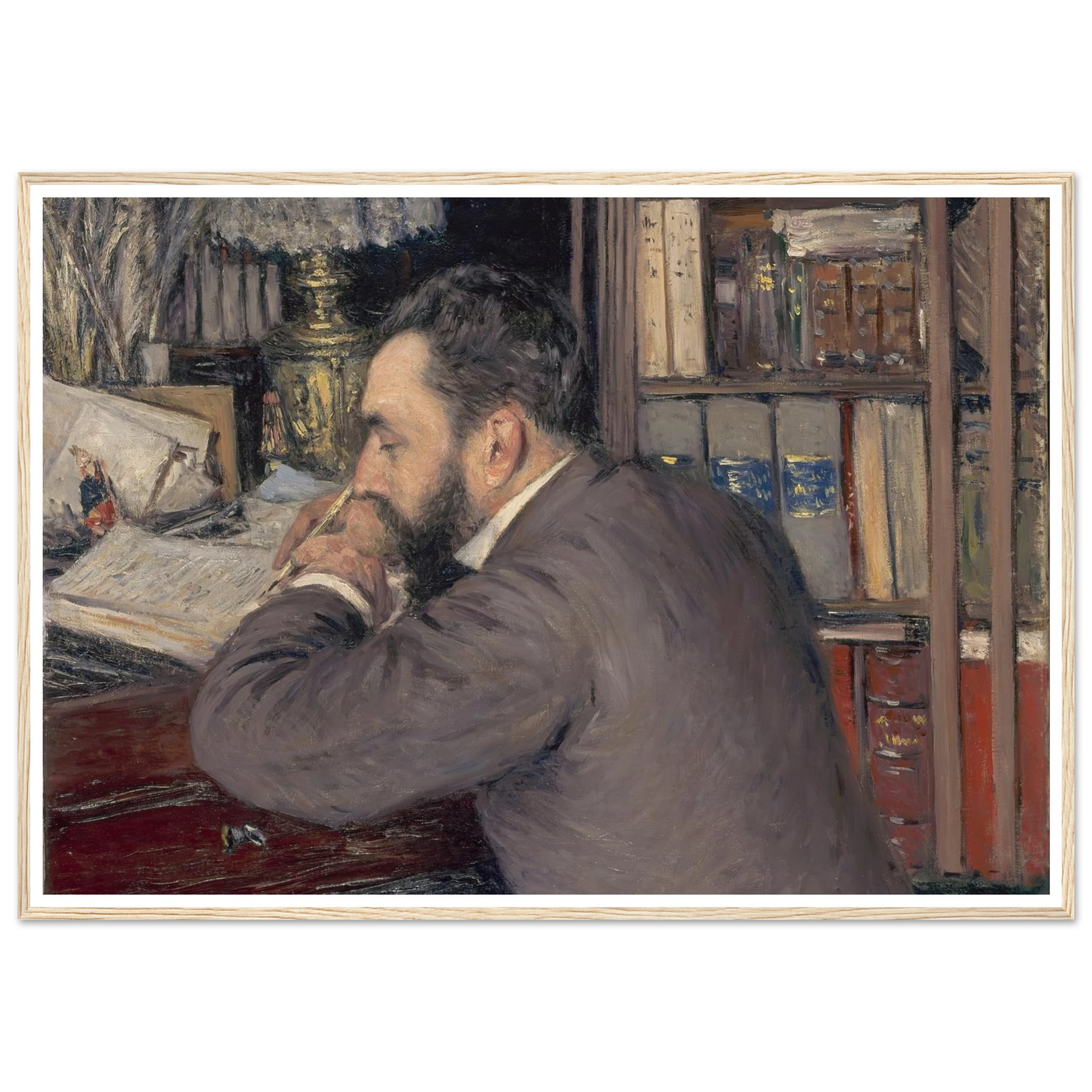 Henri Cordier (1883) Art Print | Gustave Caillebotte-Quipham Collections
