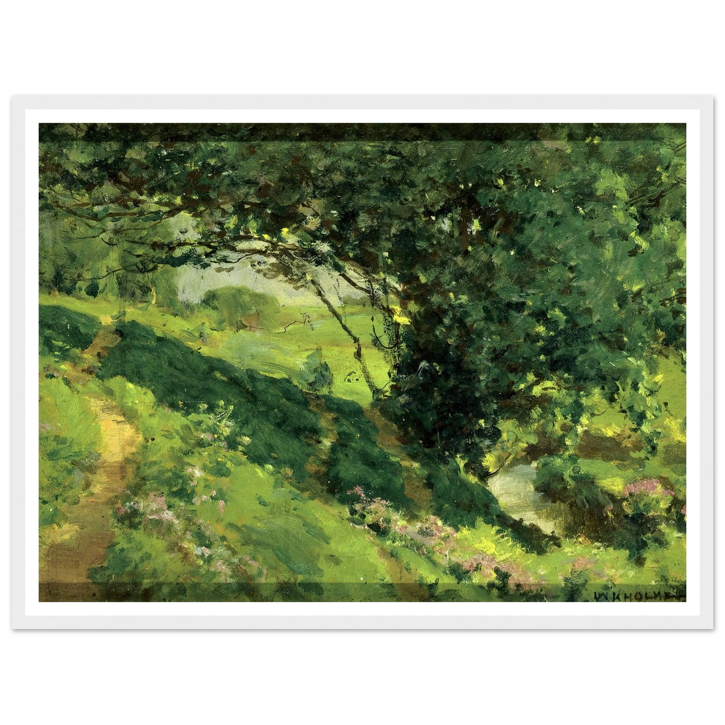 Original Sketch Of ‘the Wanderlusters’ Rest’ (ca. 1915) Art Print | William Henry Holmes-Quipham Collections