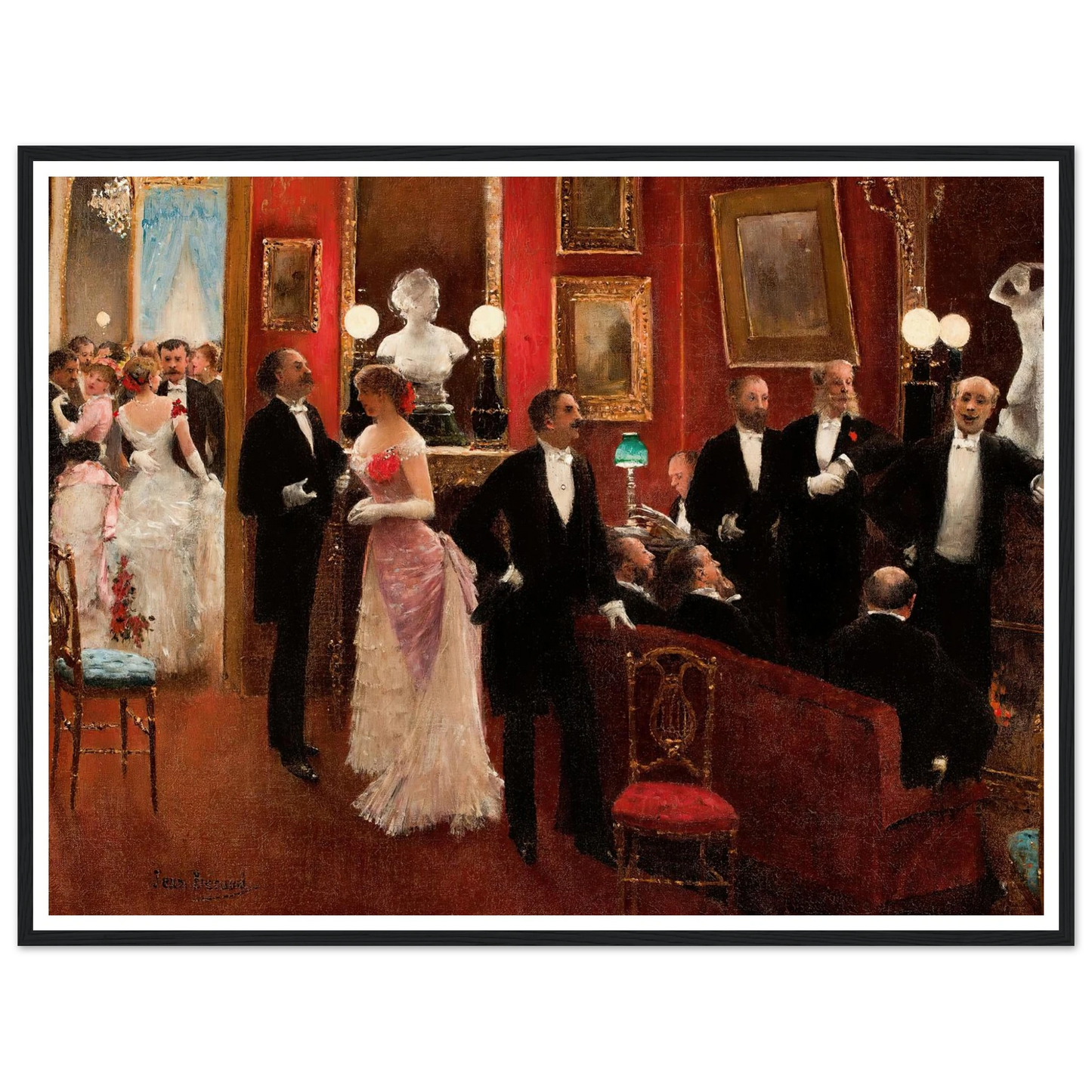 Scène Du Bal Art Print | Jean Beraud-Quipham Collections