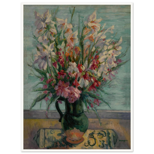 Lauriers-roses devant la mer (1934) Art Print | Henri Manguin-Quipham Collections