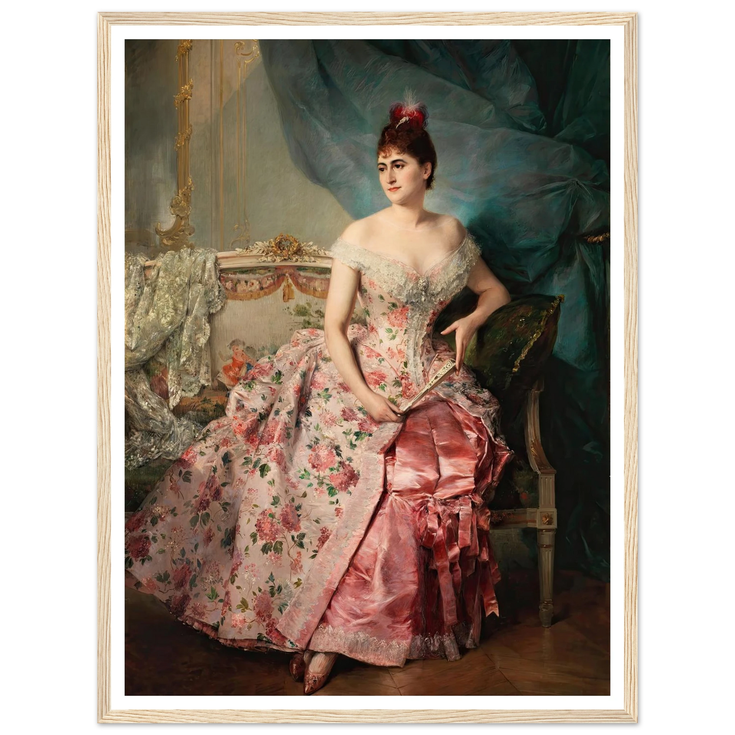 Portrait of a Lady Art Print | Raimundo de Madrazo y Garreta-Quipham Collections