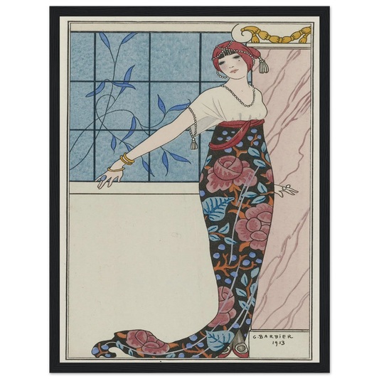 Grande robe du soir, (1913) Art Print | George Barbier-Quipham Collections