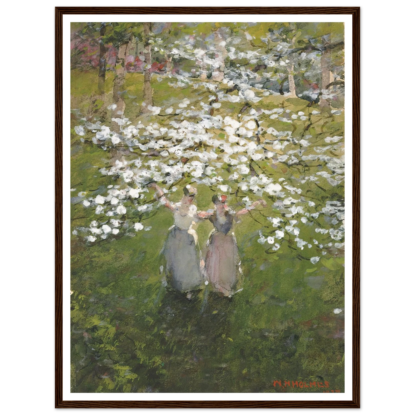Blossoms (1927) Art Print | William Henry Holmes-Quipham Collections