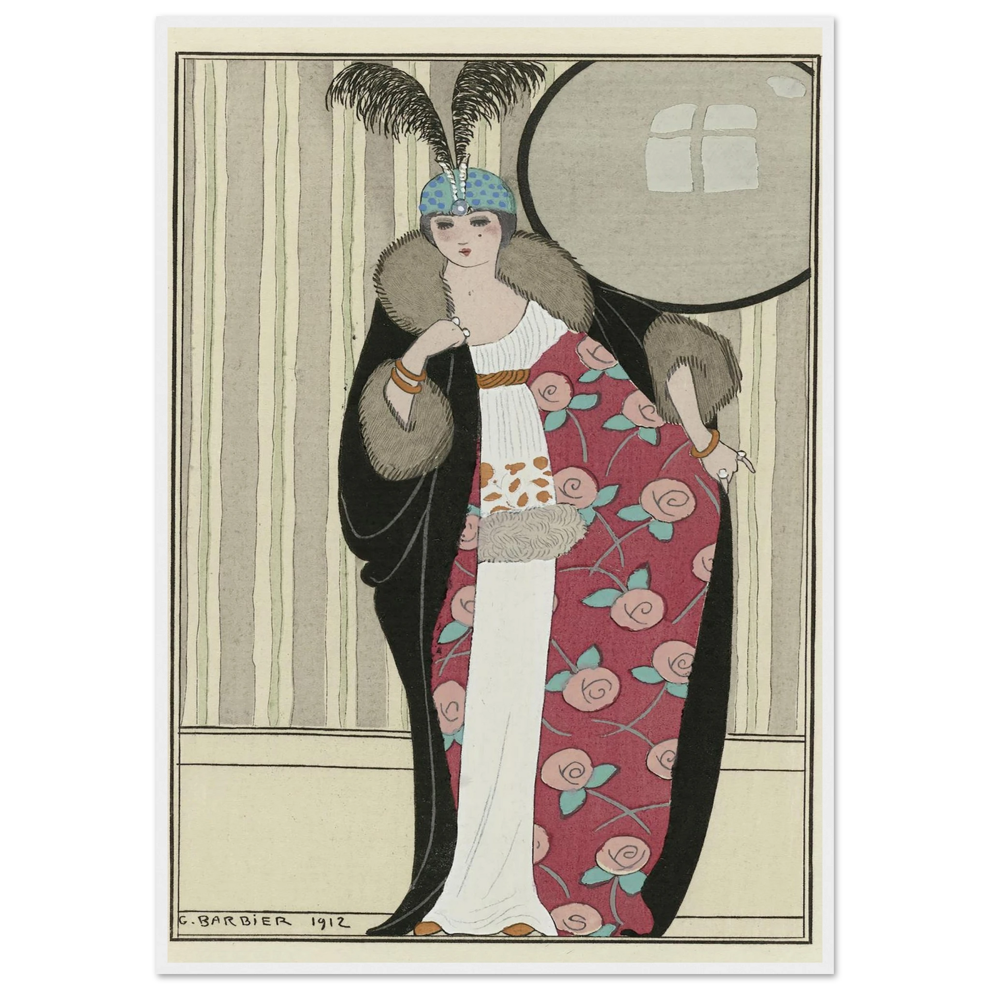 Journal des Dames et des Modes; the Fashion Illustrators (1912) Art Print | George Barbier-Quipham Collections