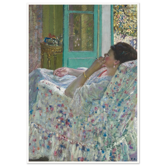 Afternoon – Yellow Room (1910) Art Print | Frederick Carl Frieseke-Quipham Collections