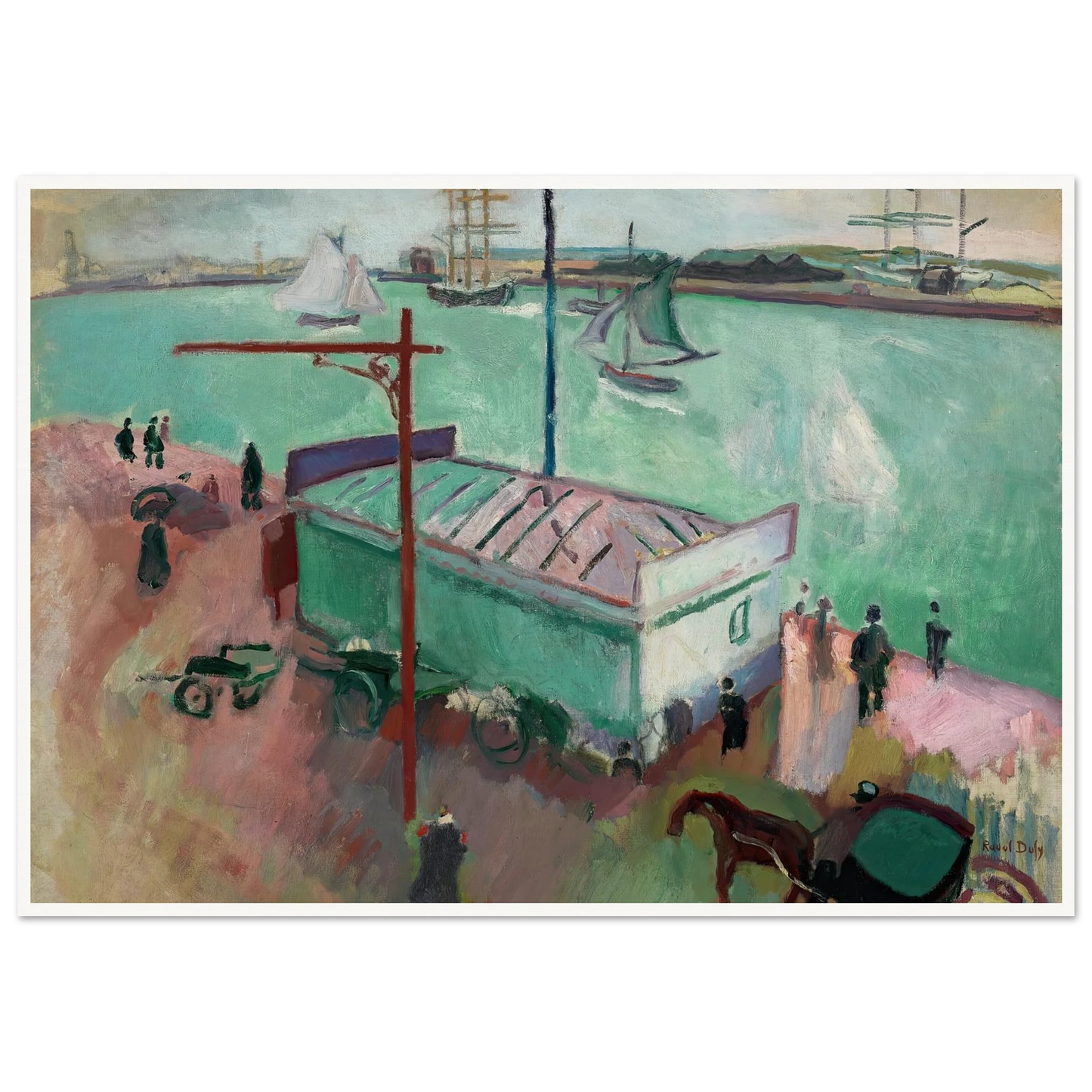 Le Port du Havre (1906) Art Print | Raoul Dufy-Quipham Collections
