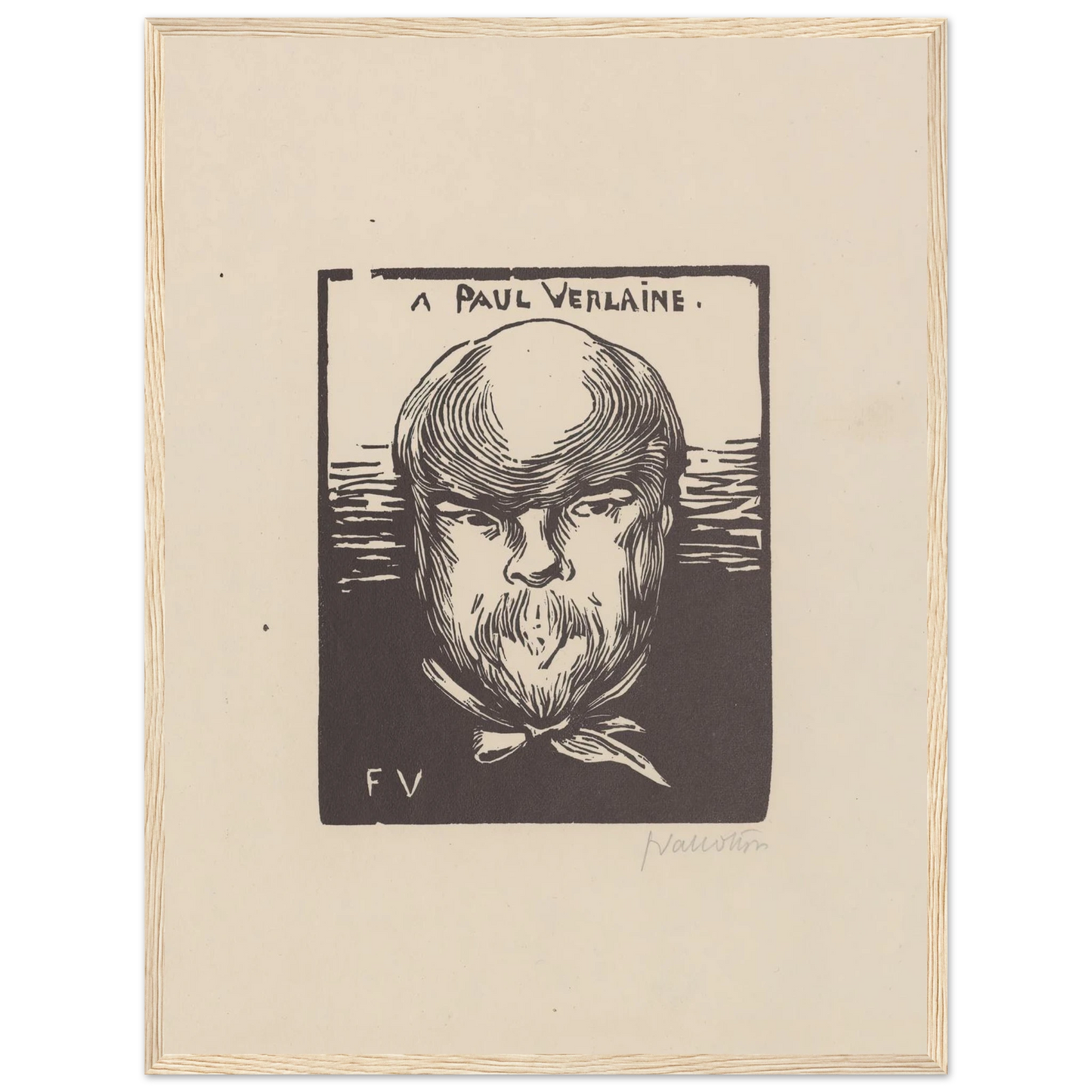 A Paul Verlaine (1891) Art Print | Felix Vallotton-Quipham Collections