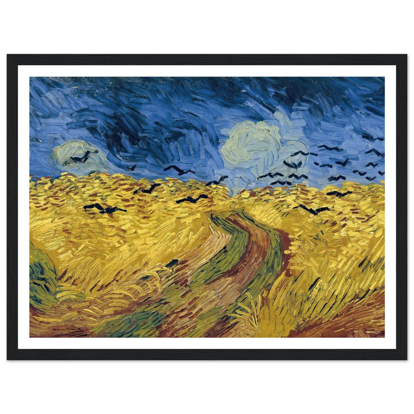 Wheatfield with Crows (1890) Art Print | Vincent van Gogh-Quipham Collections