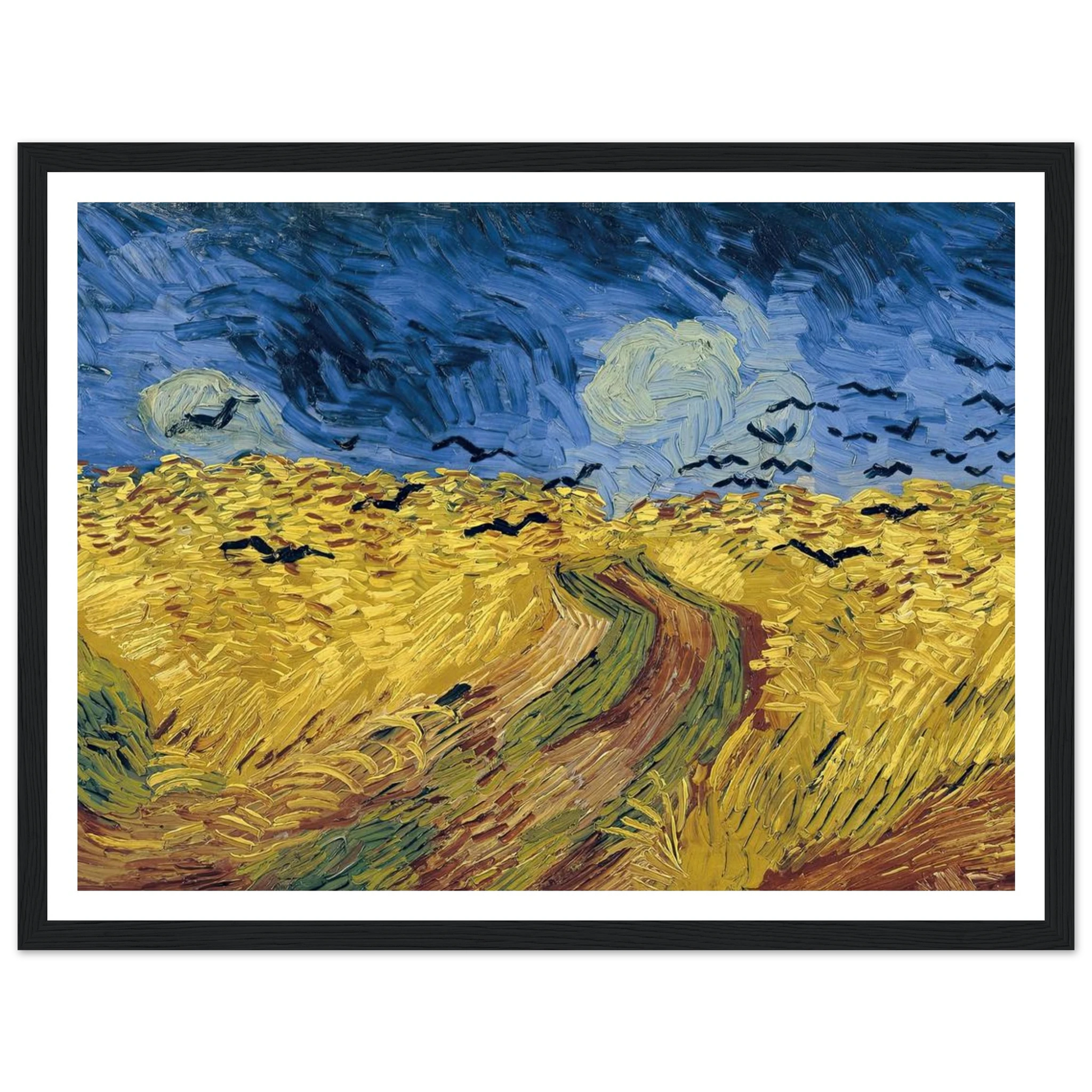 Wheatfield with Crows (1890) Art Print | Vincent van Gogh-Quipham Collections