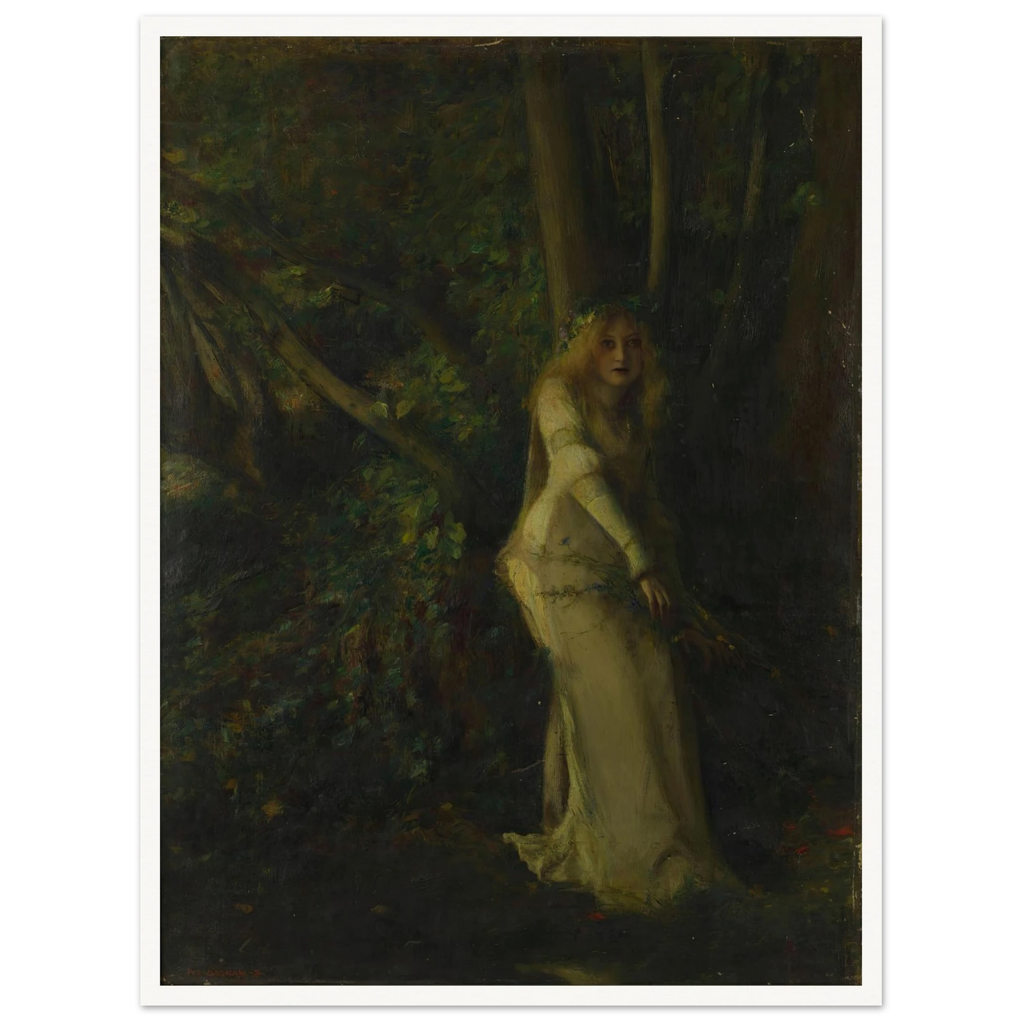 A Young Woman in the Play Art Print | Pascal Adolphe Jean Dagnan Bouveret-Quipham Collections