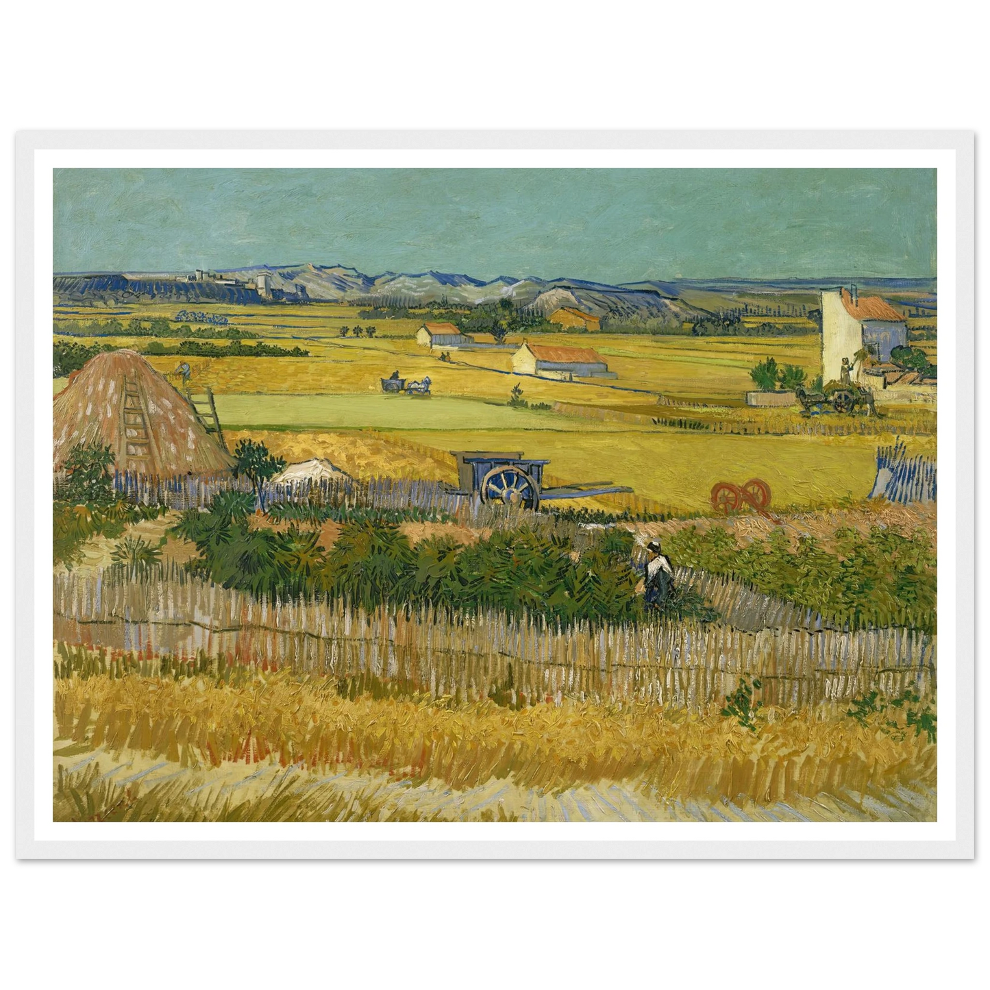 The harvest (1888) Art Print | Vincent van Gogh-Quipham Collections