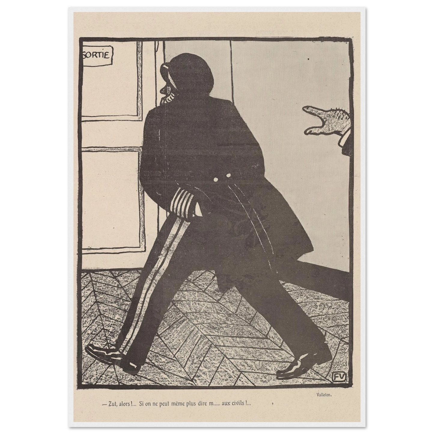 10 octobre 1903 Art Print | Felix Vallotton-Quipham Collections