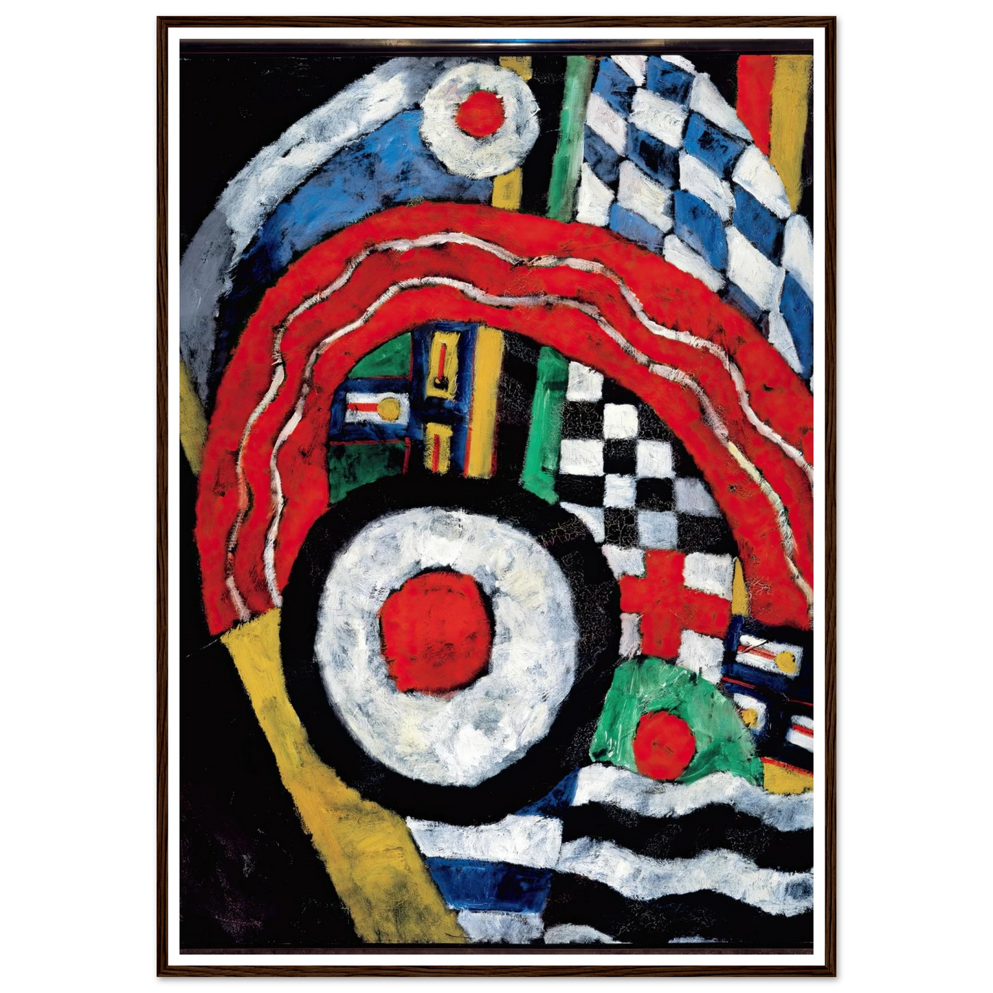 Painting No. 46 (between 1914 and 1915) Art Print | Marsden Hartley-Quipham Collections