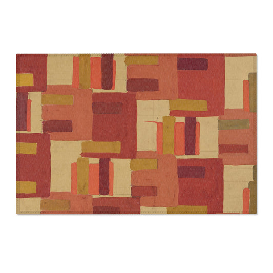 Untitled (Textile design no IV) (circa 1925) Rug | Frances Hodgkins-Quipham Collections