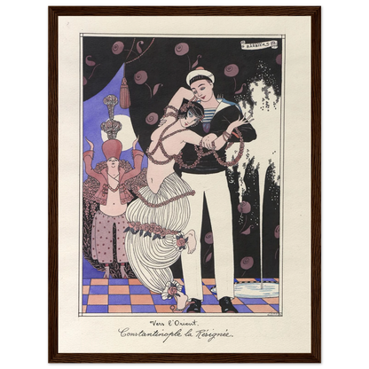 Vers l’Orient. Constantinople la Résignée (1915) Art Print | George Barbier-Quipham Collections
